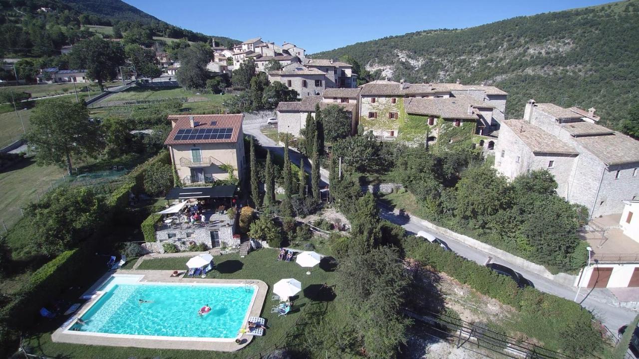 Agriturismo Roccagelli Vallo di Nera Buitenkant foto
