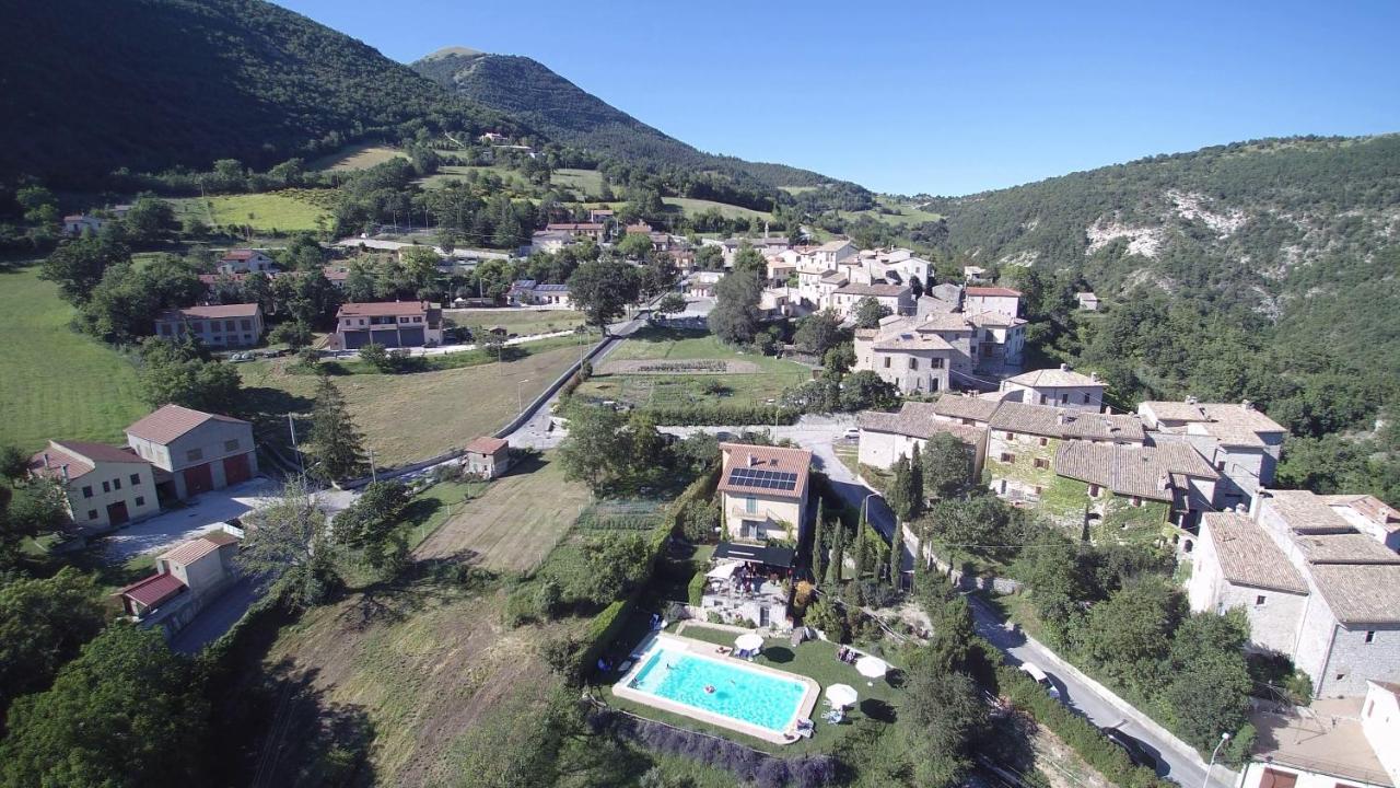 Agriturismo Roccagelli Vallo di Nera Buitenkant foto