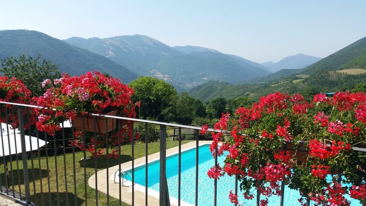 Agriturismo Roccagelli Vallo di Nera Buitenkant foto